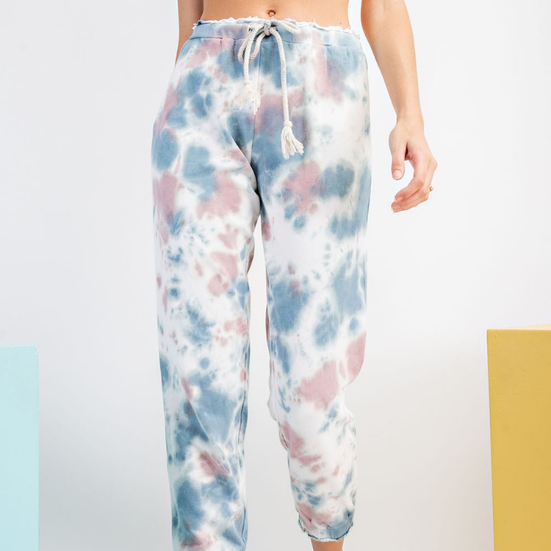 Very Berry Tie Dye Terry Joggers